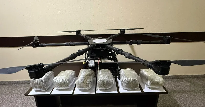 В январе дважды пресечена переправка наркотиков в Азербайджан с помощью БПЛА