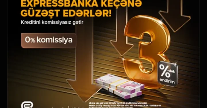 Endirimli nağd pul krediti EXPRESSBANKDA