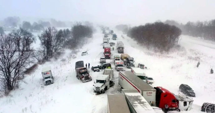 Şimal Karolinada qar kabusu: 1000 dən çox qəza, iki ölü