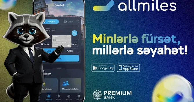 Səyahət dünyasına yeni nəfəs: Premium Bank AllMiles tətbiqinin rəsmi siması Boomi təqdim olundu!