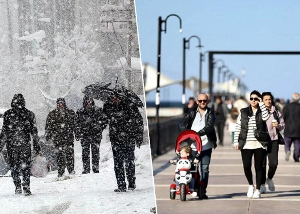 Öncə qar, sonra bahar! Meteorologiya gün gün xəbər verdi