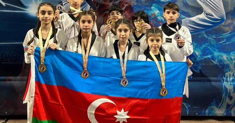 Taekvondoçularımız beynəlxalq turnirdə yeddi medal qazandılar