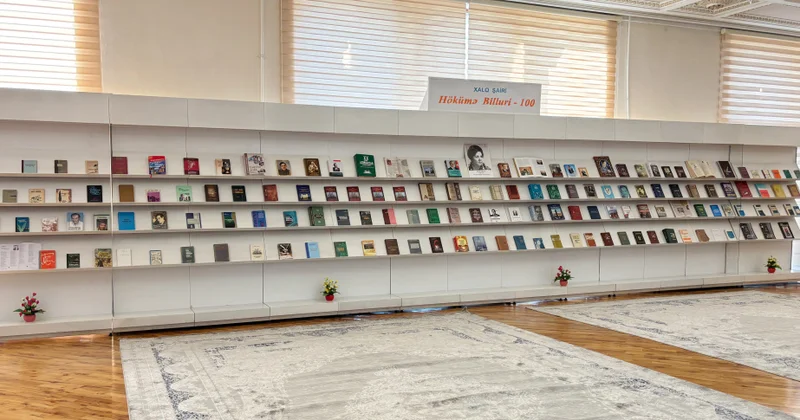 В Национальной библиотеке открылась книжная выставка Народная поэтесса Окюма Биллури 100