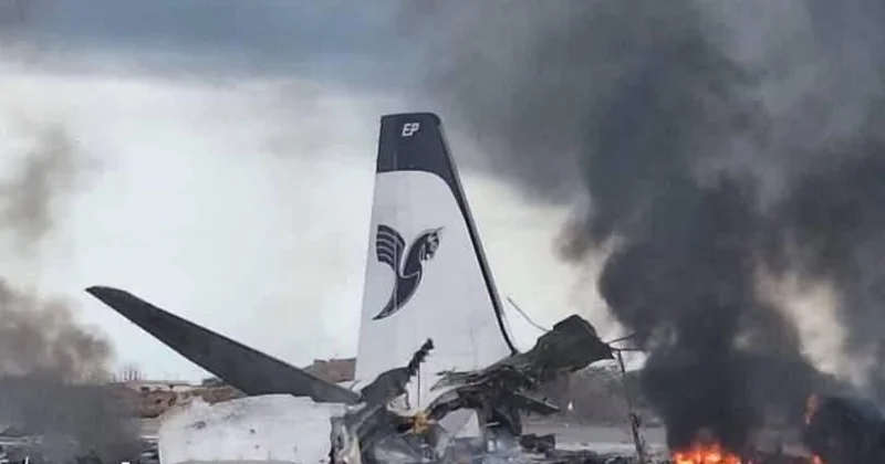 TƏCİLİ! İran Air sərnişin təyyarəsi VURULDU KONKRET