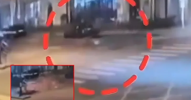 Bakıda BYD nin piyada keçidində ölümlə nəticələnən qəzasının ANBAAN GÖRÜNTÜSÜ