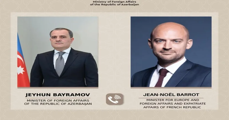 Fransa XİN rəhbəri Azərbaycanın dəstəyinə görə təşəkkür edib