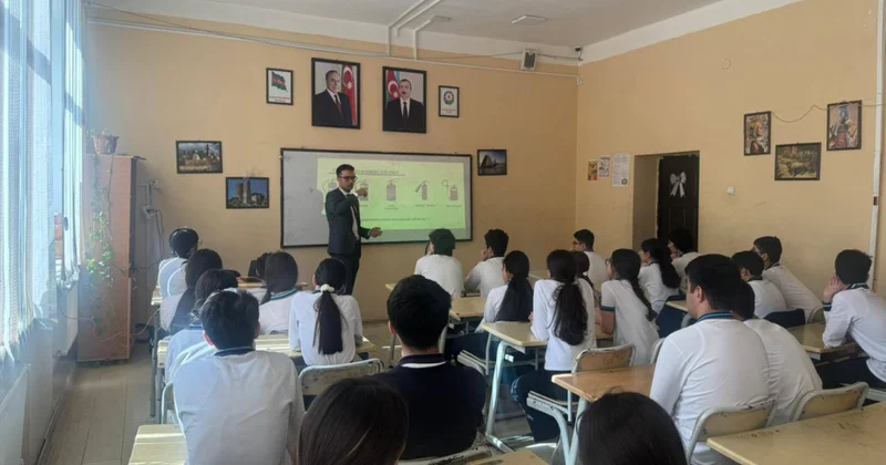 Şagirdlər əməyin mühafizəsi və təhlükəsizlik qaydaları barədə məlumatlandırlıb