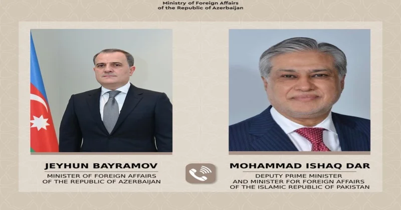 Pakistan XİN rəhbəri Ceyhun Bayramovu Əfqanıstanla toqquşmalarla bağlı məlumatlandırıb