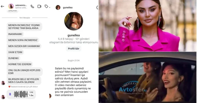 Şəbnəm Tovuzlu saytına hədə qorxu gəldi “Səhifənizi bağlatdıracam” SƏS YAZISI VİDEO