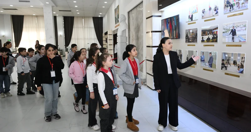 “LANDAU School”un şagirdləri AZƏRTAC da olublar