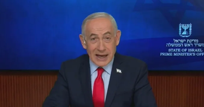 Biz yaxşı adamlarıq, pis adamlarla mübarizə aparırıq Netanyahu