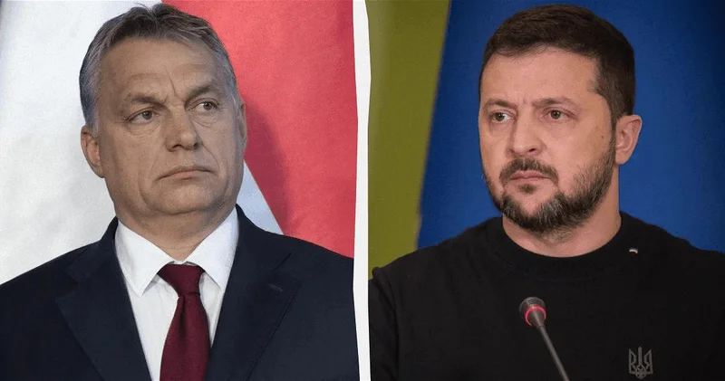 Зеленский пожелал Орбану провала на выборах