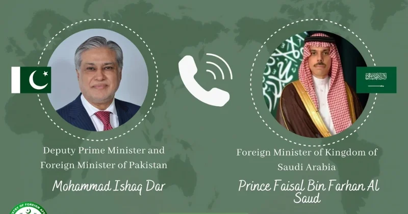 Pakistan və Səudiyyə Ərəbistanı XİN başçıları Yaxın Şərqdəki son hadisələri müzakirə ediblər FOTO