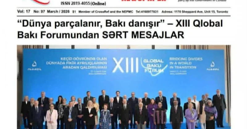 Kanadadakı güzgümüz “Azerbaijan Post”