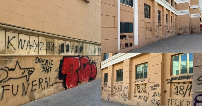 Bu, birbaşa vandallıqdır! Nizami Kino Mərkəzinin divarlarına çəkilən cızma qaların məqsədi nə idi?