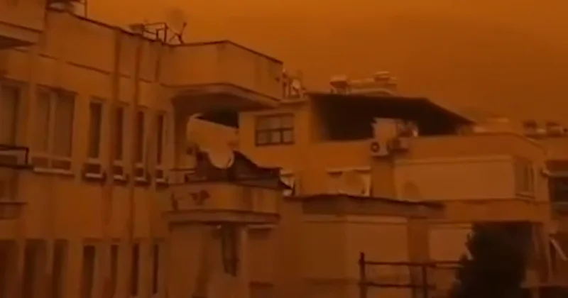 Песчаная буря из Сахары накрыла ряд районов Турции ВИДЕО