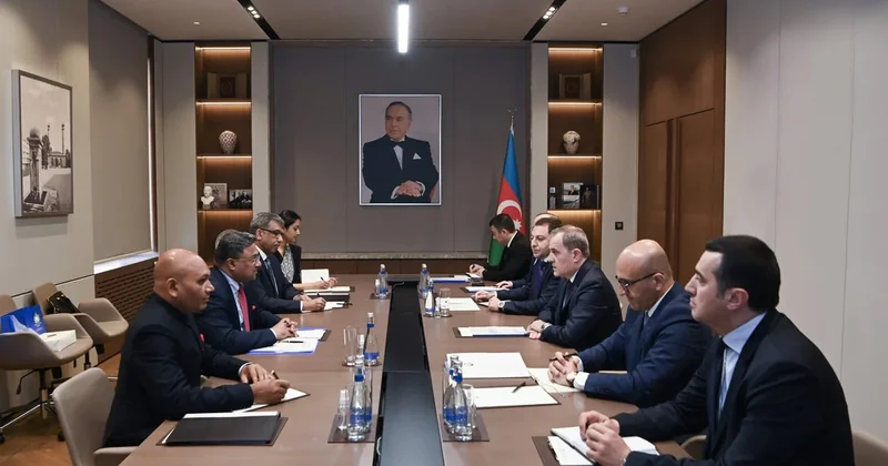 Azərbaycan və Hindistan nümayəndələri görüşüb FOTO