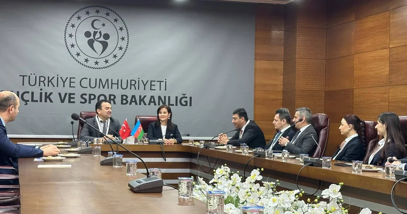 Gənclər və İdman nazirliyinin nümayəndə heyəti Türkiyədə olub FOTO