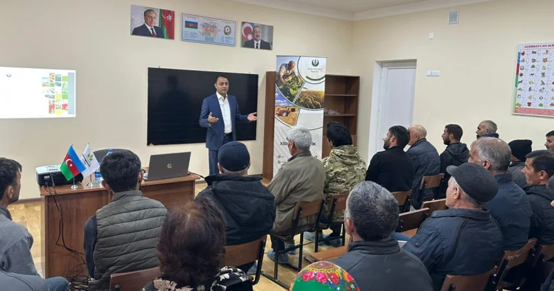 İşğaldan azad olunmuş ərazilərdə məskunlaşan sakinlərin aqrar sahədə bilik və bacarıqları artırılır