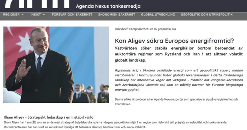 Agenda Nexus: Азербайджан усиливает позиции на энергорынке Европы