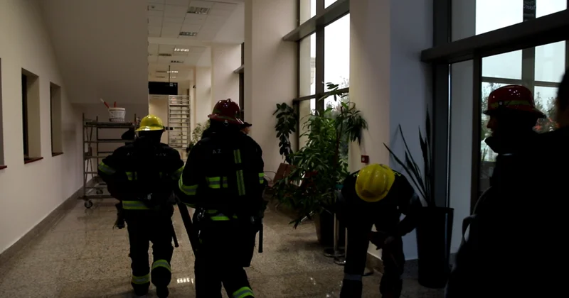 Fövqəladə Hallar Nazirliyi Qəbələ Beynəlxalq Aeroportunda təlim keçirib FOTO VİDEO