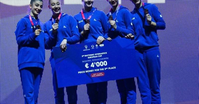 Komandamız Avropa Kubokunda bürünc medal qazandı FOTO