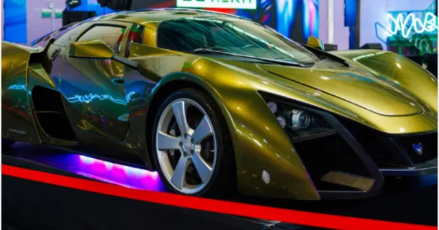 Rusiyanın Marussia B2 superkarı beynəlxalq sərgidə təqdim olunub