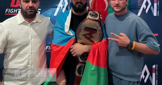 Azərbaycanlı MMA döyüşçüsü ABŞ də “Urijah Faber’s A1 Combat 27” görüşündə qalib olub