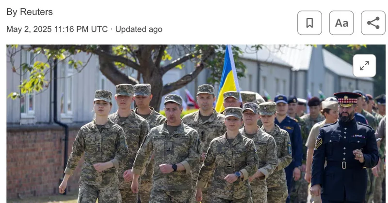 Солдаты ВСУ примут участие в параде по дню победы в Лондоне