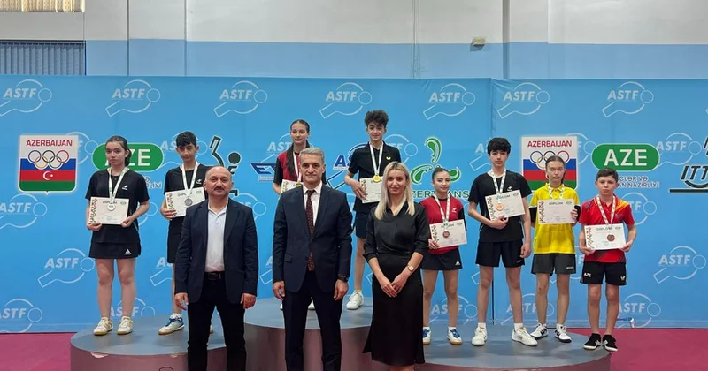 Stolüstü tennis üzrə ölkə birinciliyinə yekun vurulub