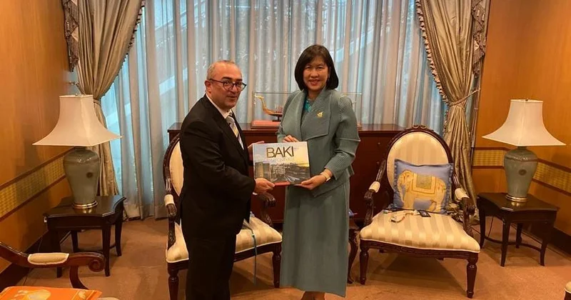 Azərbaycan səfiri Tailand XİN in rəsmisi ilə iqtisadi məsələləri müzakirə edib