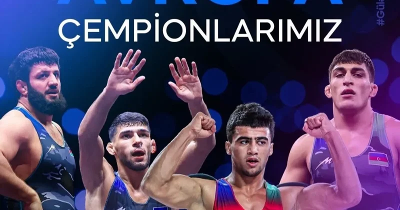 Avropa çempionatlarında 71 qızıl medal FOTO