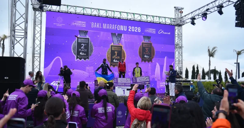 Состоялась церемония награждения победителей Бакинского марафона 2026