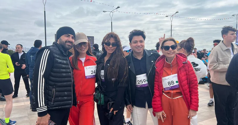 25 min iştirakçı 42 km lik marafonda qələbə uğrunda mübarizəyə qoşuldu Fotolar