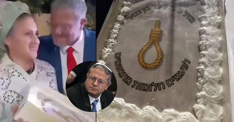 İsrailli nazirin ad günü tortu etiraza səbəb olub FOTO