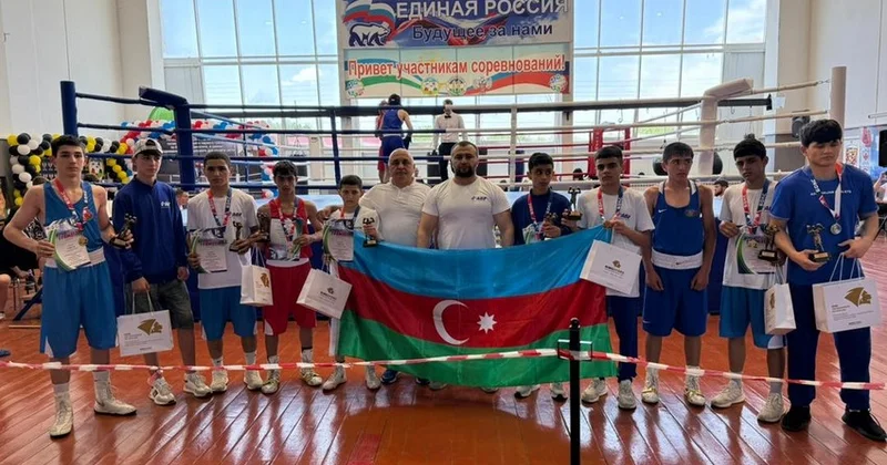 Azərbaycan boksçuları Rusiyada 8 medal qazandılar