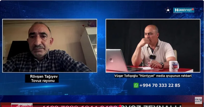 Vüqar Tofiqoğlunun 03.06.2025 ci il saat 16:00 da olan buraxılışı