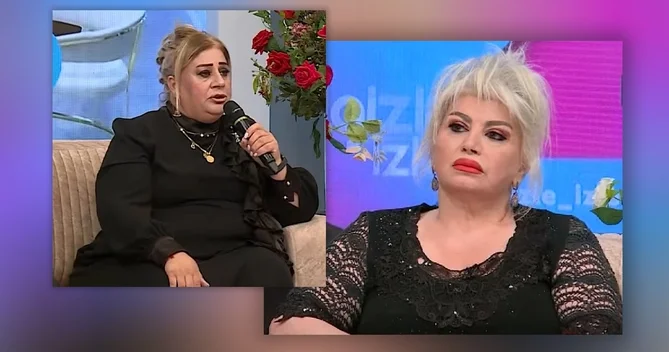 Xalası qızı ilə eyni verilişdə olan Gövhər Rzayeva studiyanı tərk etdi