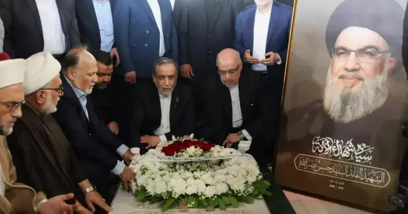 Abbas Əraqçi “Hizbullah” liderinin məzarını ziyarət etdi