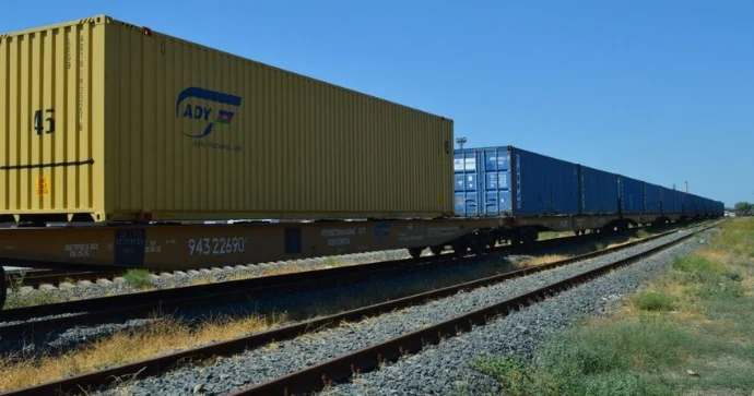 “ADY Express”: Çindən daxil olan konteyner yüklərinin 60 % i idxal, 40 % i isə tranzitdir