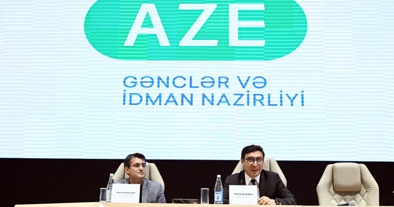 Fərid Qayıbov may ayı ərzində beynəlxalq yarışlarda uğurla çıxış etmiş idmançılarla görüşüb