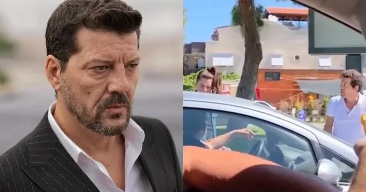 İlkər Aksum tıxacda dava etdi, üzr istədi Video