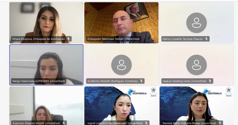 Представители AZPROMO и ProGuatemala обсудили возможности торговли и инвестиций