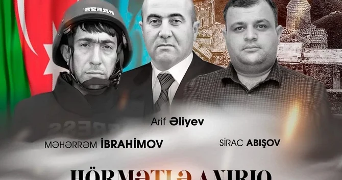 Azərbaycanlı jurnalistlərin Kəlbəcərdə minaya düşərək şəhid olmalarından 4 il ötür