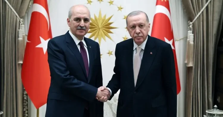 Ərdoğan TBMM in sədrini qəbul ETDİ
