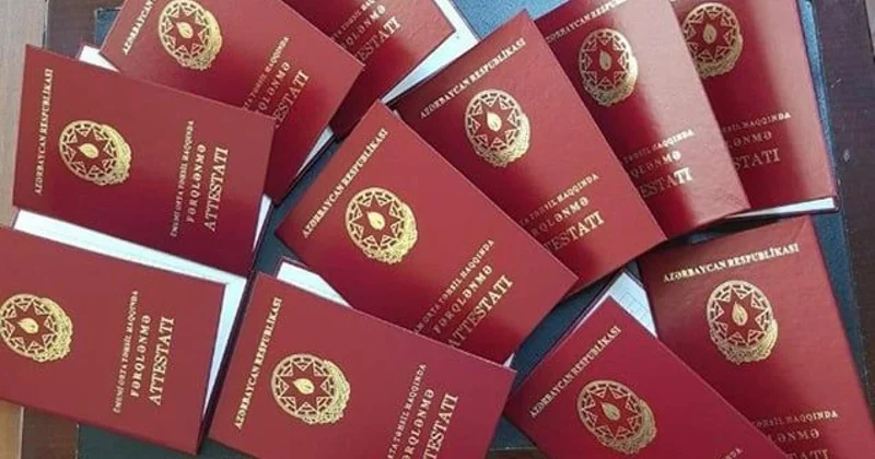 Attestat üçün tələb edilən ödənişlə bağlıAÇIQLAMA