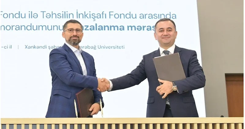 Qarabağ Dirçəliş Fondu Qarabağ Universitetinin 50 tələbəsinə təqaüd dəstəyi göstərəcək