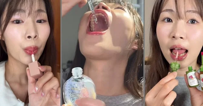 Canlı yayımda kosmetika yeyən qız ÖLDÜ