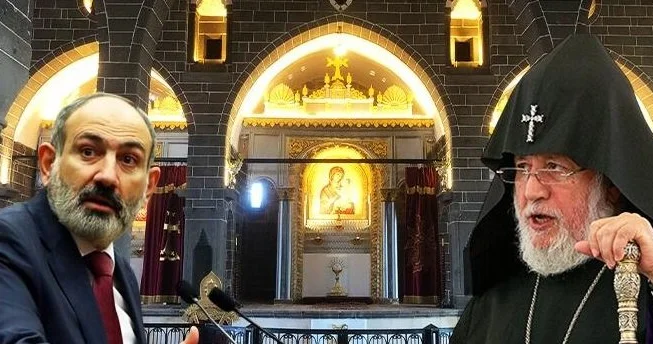 Nikol Paşinyan erməni kilsəsinə savaş açdı Hədəfi II Qaregindir