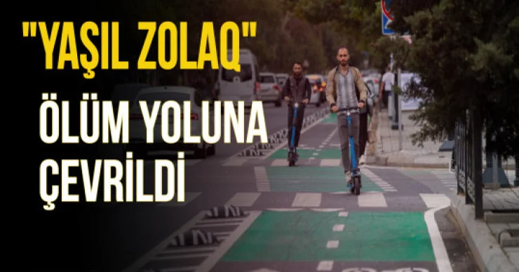 Bakıda skuter kabusu: “Düz üstümə sürdü, sürətlə vurub yerə yıxdı” VİDEO